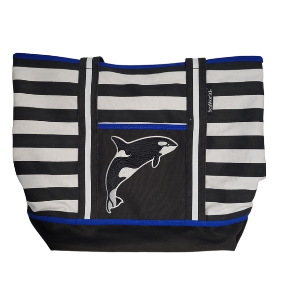 Sea World Bags Seaworld Canvas Tote Bag San Diego Florida Pocket